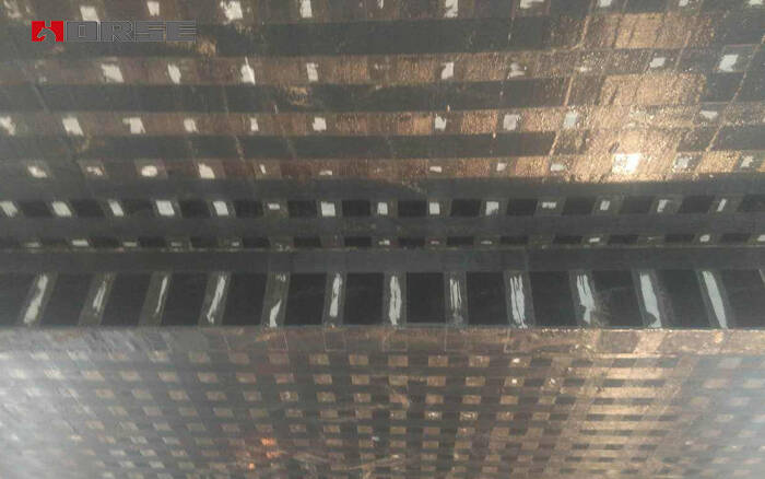 Carbon fiber fabric reinforcement for concrete slab Carbon fiber fabric reinforcement for concrete slab