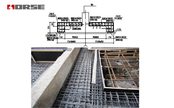 Foundation reinforcement by enlarging cross section Foundation reinforcement by enlarging cross section