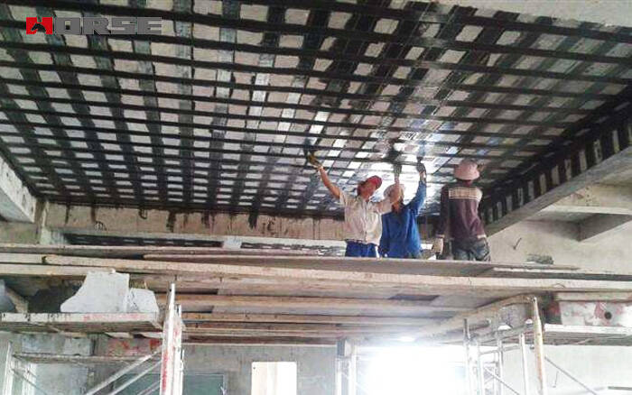 Carbon fiber fabric for strengthening Carbon fiber fabric for strengthening