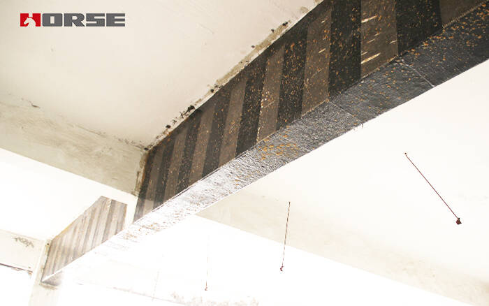 Reinforced beam by carbon wrap Reinforced beam by carbon wrap