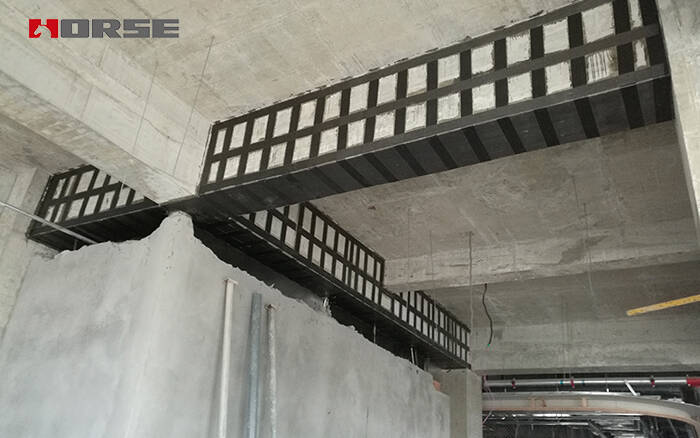 Carbon fiber fabric for beam Carbon fiber fabric for beam