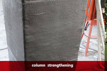 Carbon Fibre Wrap Columns Strengthening