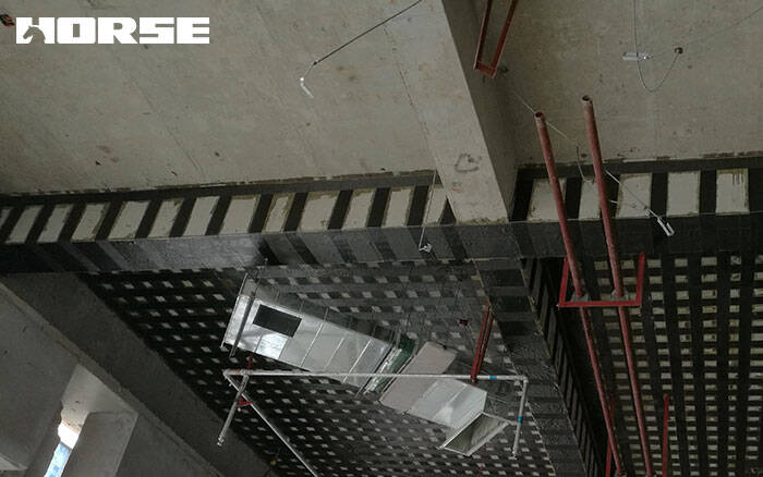 beam repair with carbon fiber(CFRP) beam repair with carbon fiber(CFRP)