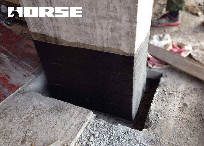 Carbon fiber strengthening concrete components