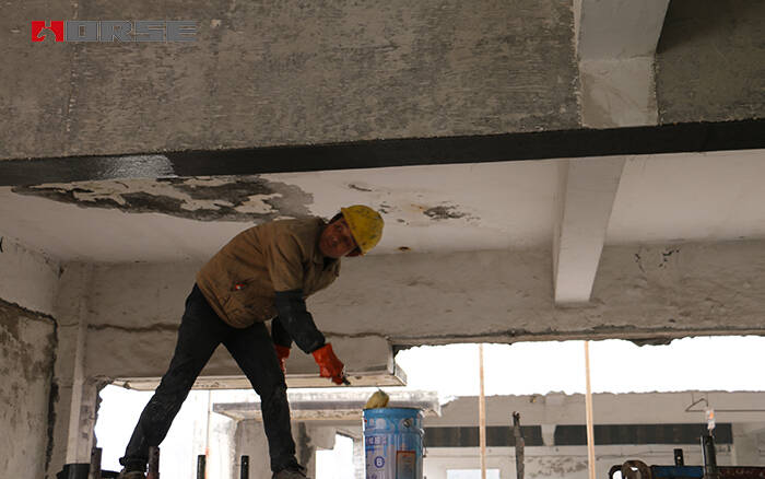 Old Building Repair and Maintenance - Unidirectional Carbon Fiber Fabric Old Building Repair and Maintenance - Unidirectional Carbon Fiber Fabric