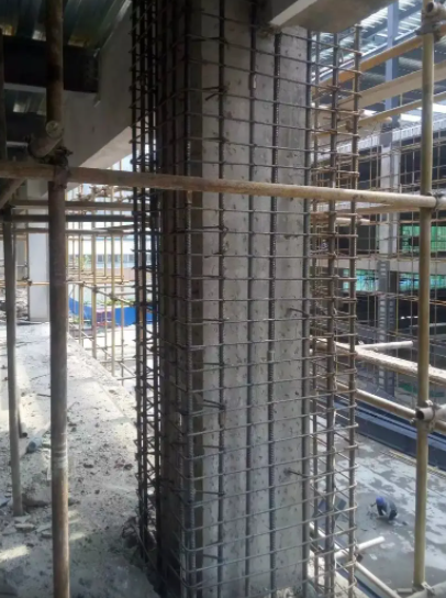 Strengthening Concrete Column with Increasing Section