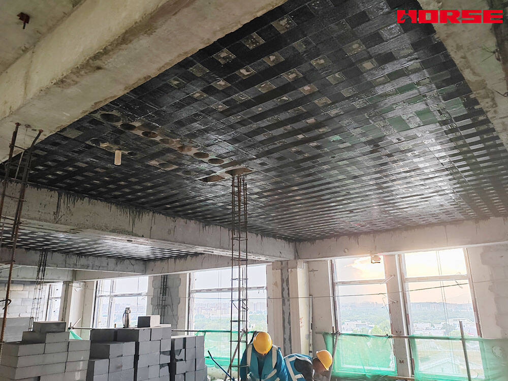 Concrete Slab Crack Repair and Strengthening--Crack Injection & Carbon Fiber Concrete Slab Crack Repair and Strengthening--Crack Injection & Carbon Fiber
