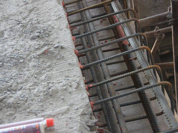 Enlargement section of RC beam