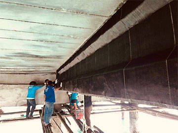 Repair and Strengthening of Old Jetty With HM-30 Carbon Fiber in Thailand